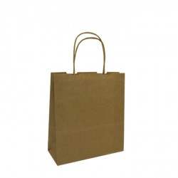 Brown Twisted Handle Paper Carrier Bags